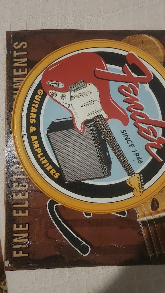 FENER GUITARS cap 30 cm orjinal dekorotif urundur - 3