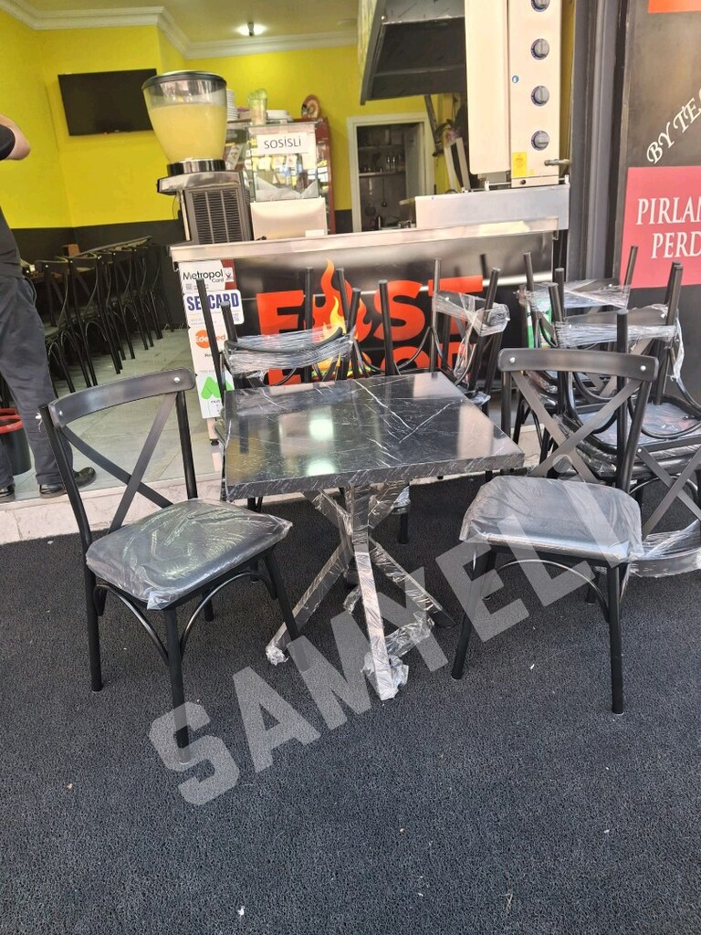 Tonet sandalye mdf masa - 4