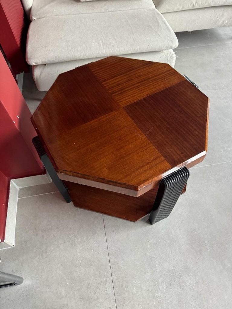 Art Deco Vintage Ahşap Sehpa - 4