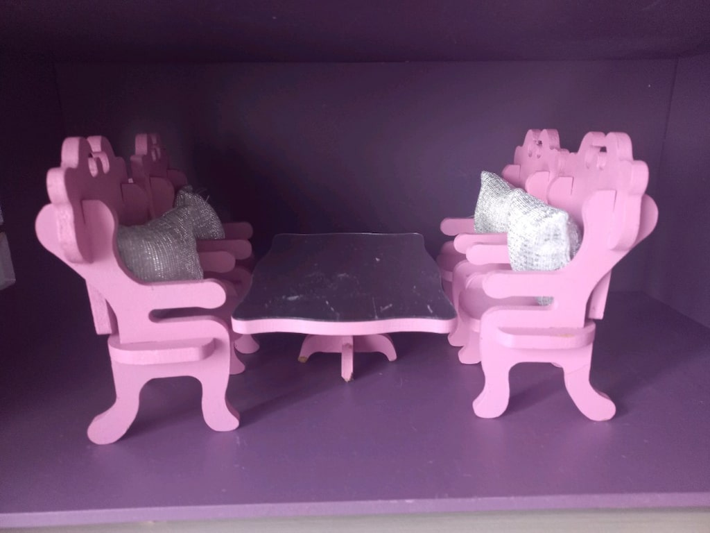 barbie bebek evi (ahşap) - 10
