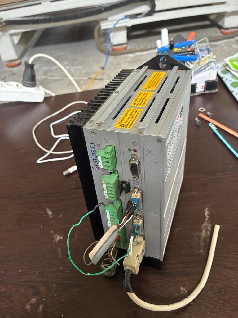 Parker compax3 1kw servo motor sürücü set - 6