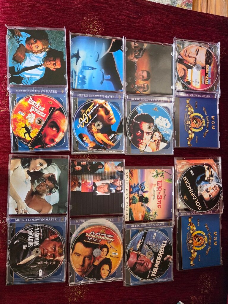 ORJİNAL JAMES BOND 007 VCD KOLEKSİYONU - Türkçe - 3