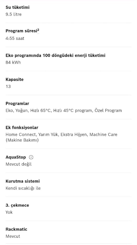 Bosch SMS4IKI51T Serie 4 inoks bulaşık makinesi - 11
