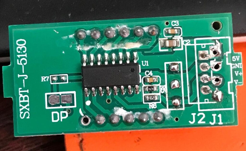 Kaynak Makinesi Amper Gösterge Ekranı Kartı SXBT-J-5130 - 2