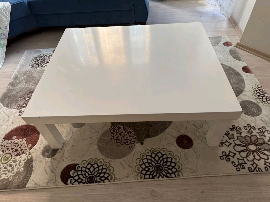 Ikea beyaz orta sehpa - 2