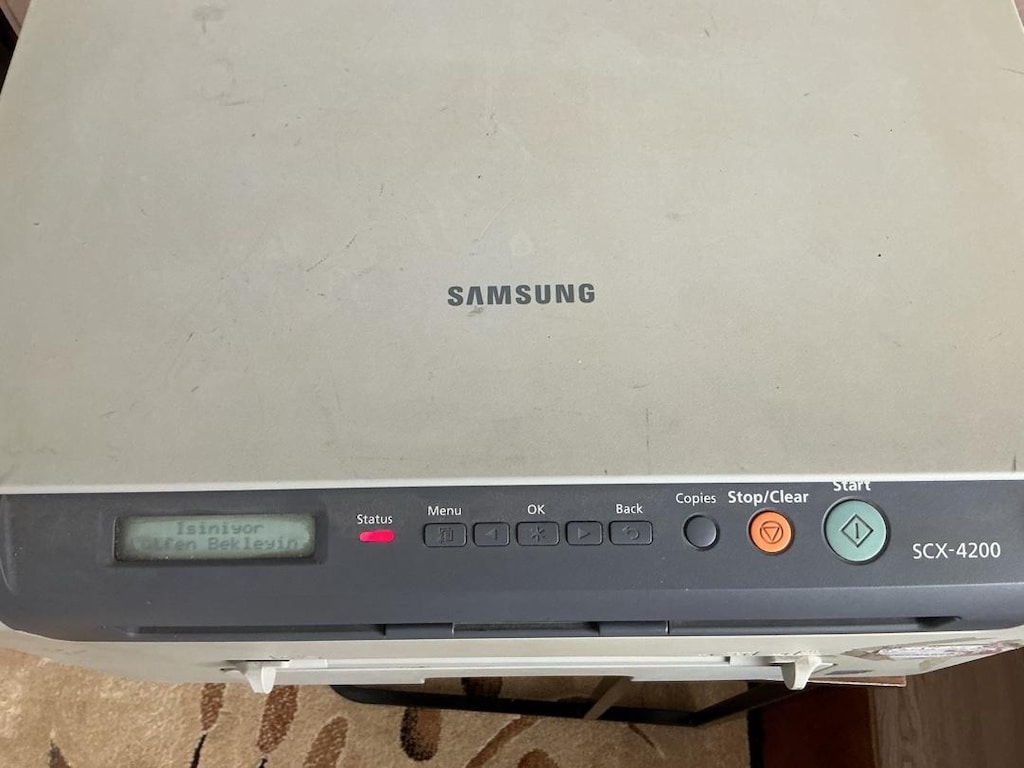 Samsung SCX-4200 Lazer Yazıcı Tarayıcı Fotokopi Çalışır Durumda - 4
