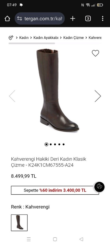 TERGAN MARKA HAKİKİ DERİ