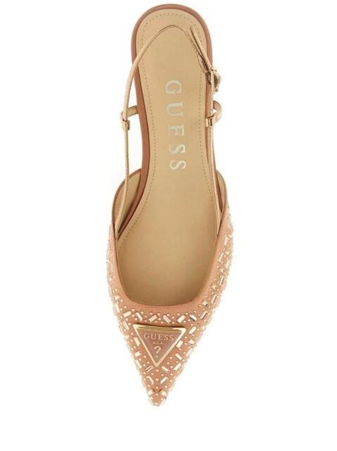 guess pudra renk ayakkabı
