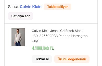 Calvin Clein ceket