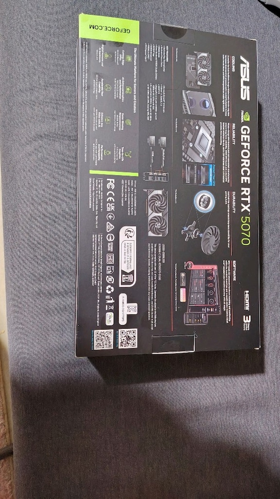Asus dual rtx 5070 2 aylık garantili - 2