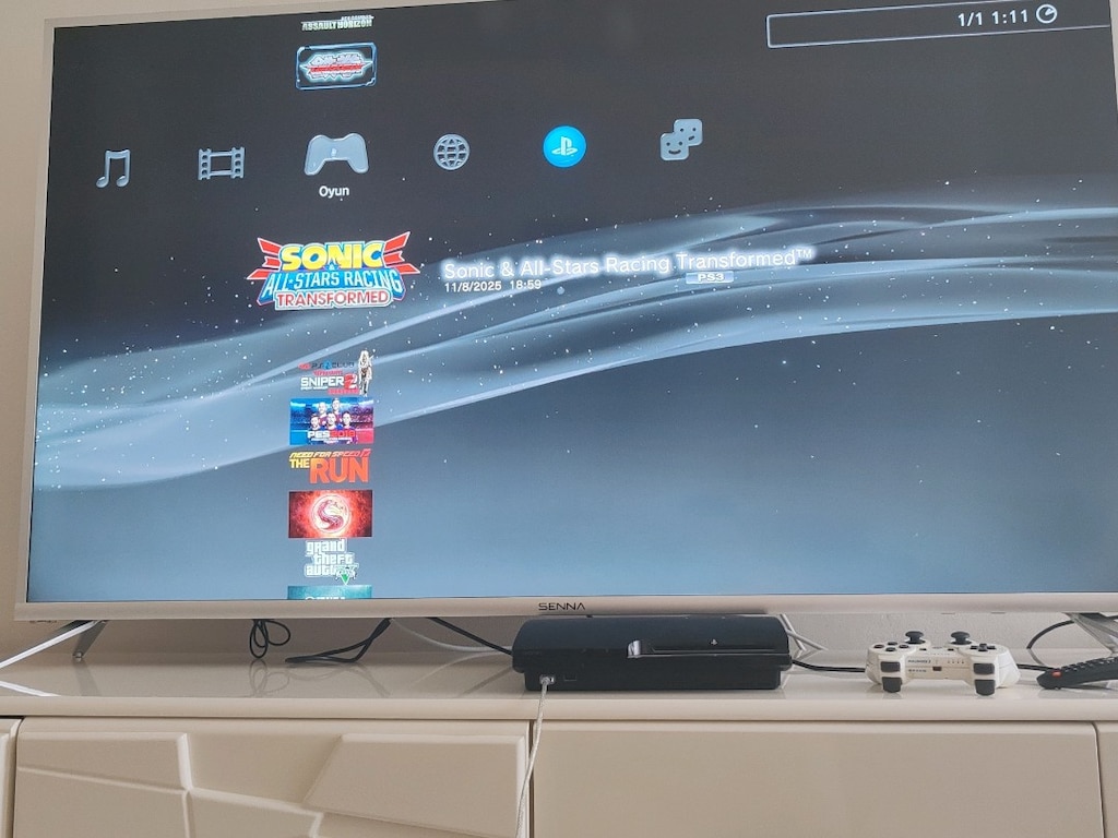 PS3 slim kasa 30/35 oyun var - 8