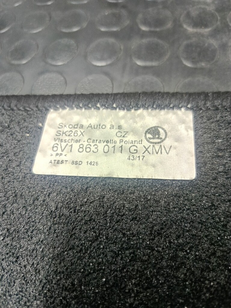 Siyahs skoda auto kot sk26x Oto Paspası - 9