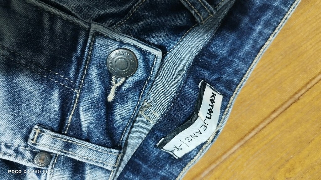 #Koton jeans pantolon..Belden daraltılmış, likralı harika bir üründür. - 3