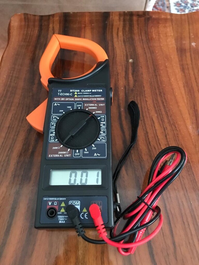 DİJİTAL DT266 CLAMPMETER ÖLÇÜ ALETİ - 2