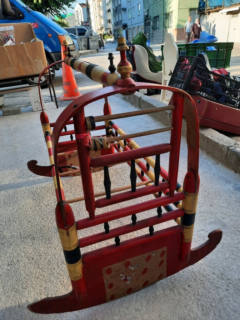 antika Türkmen beşik satılıktır - 4