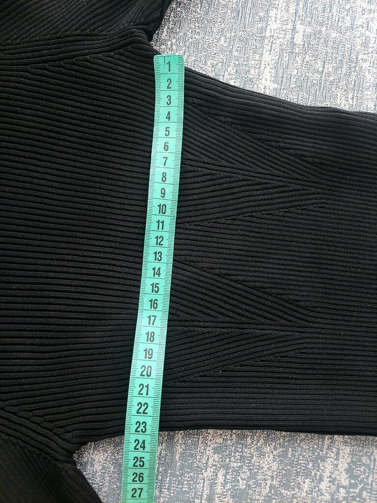 ROBİN dik yaka saran fitilli maxi elbise - 8