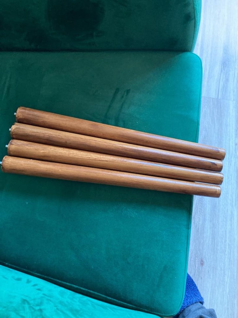 ahşap sandalye masa ayağı 45 santim sıfır - 3