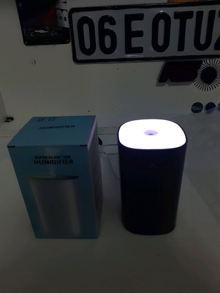 sahibinden sıfır ister ev ister arabaya nemlendirici buharlı rgb li - 6