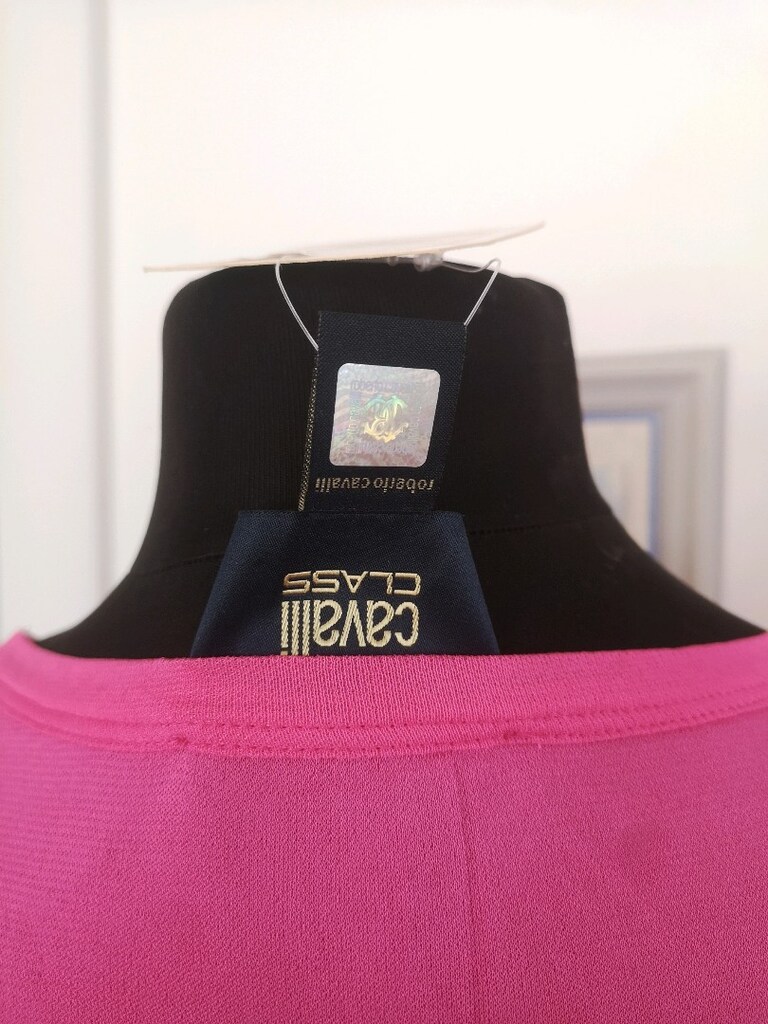 CAVALLI Canlı Fuşya Rahat Tunik - 9
