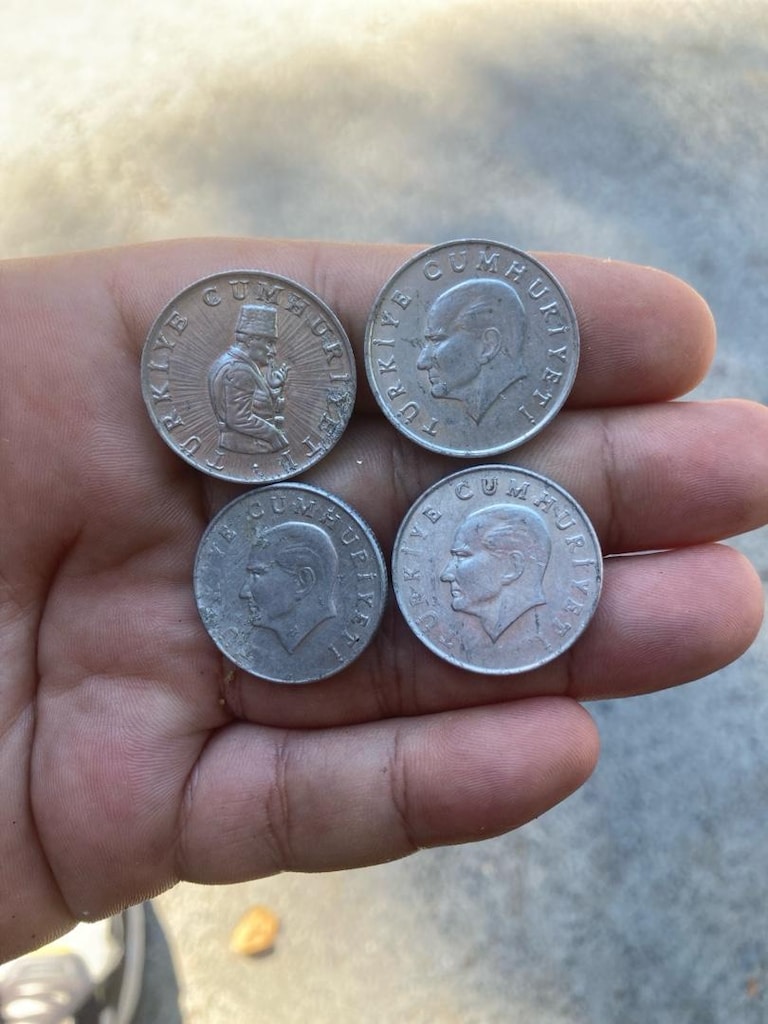 eski 10 lira 4 adet temiz - 2