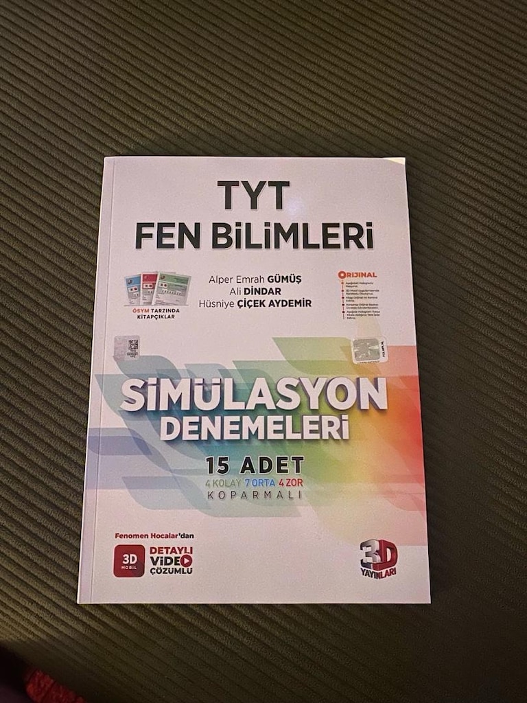 3D TYT KONU ANLATIM - SORU BANKASI - DENEME - 16