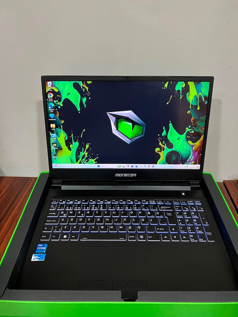 OYUNCU LAPTOP MONSTER RTX 3050 Tİ KUTU FATURA 14 AY GARANTİLİ - 2