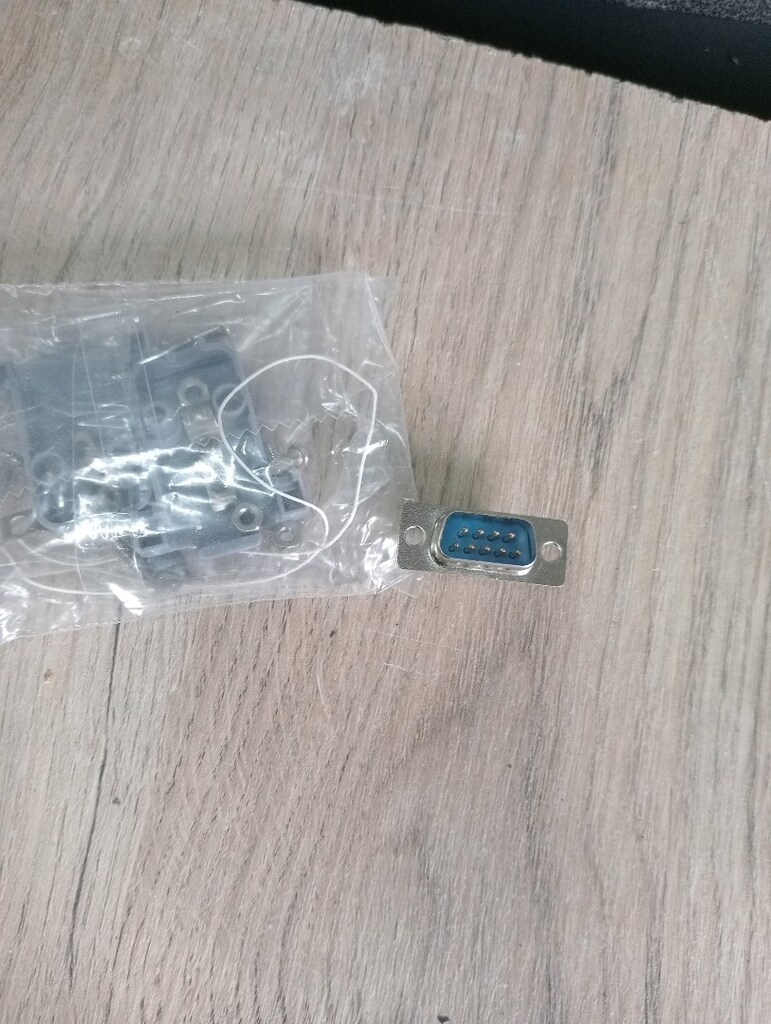 9 pimli DB9 erkek konnektör soketi - 2