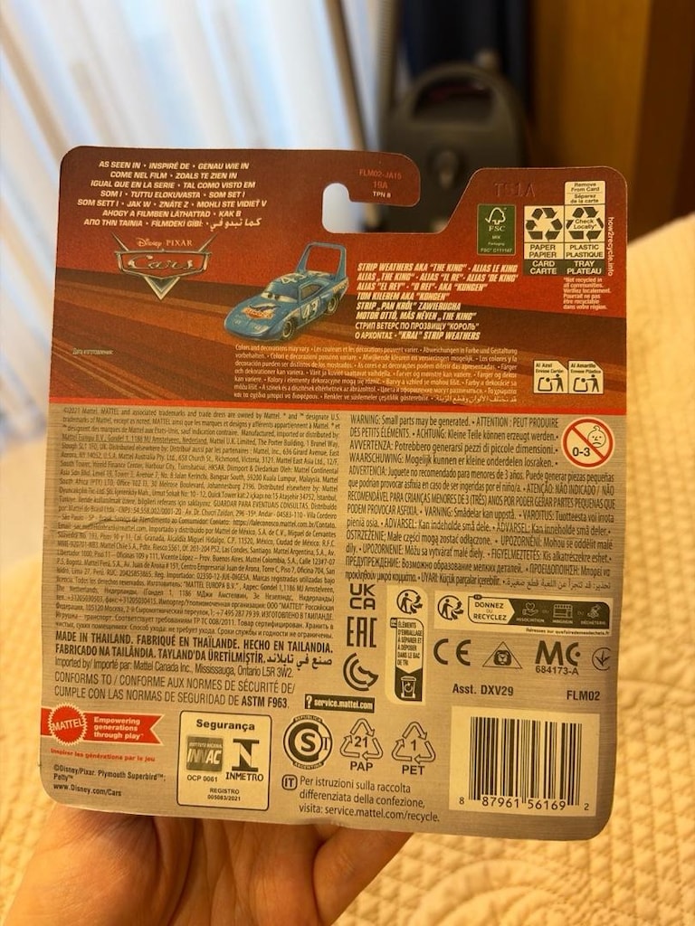 Disney Cars THE KİNG (metal) - 3