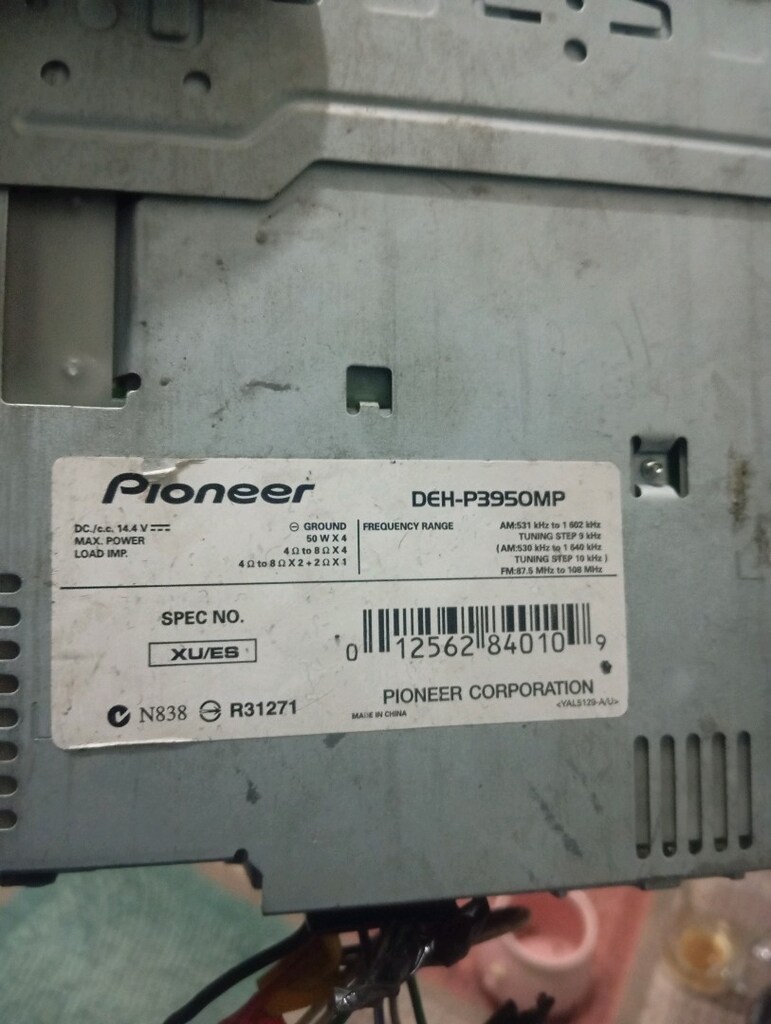 Pioneer teyip çift anfi çıkışlı deh 3950 yer İstanbul Bağcılar - 3