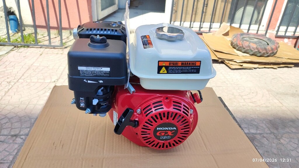 ORJİNAL HONDA GX200 6,5HP BENZİNLİ İPLİ KAMALI MOTOR 19MM - 6