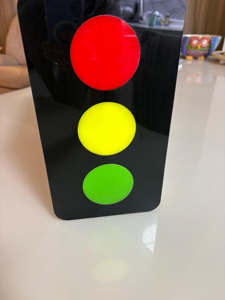 Çilek mobilya trafik ışığı tavan aydınlatması - 3