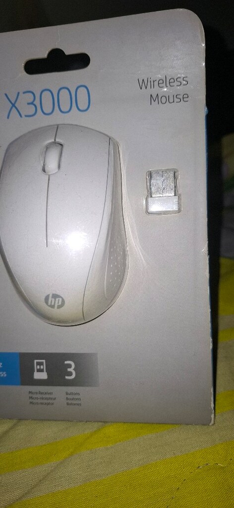 maus hp X3000 Wireles maus sıfır kutusunda açılmamış. - 2