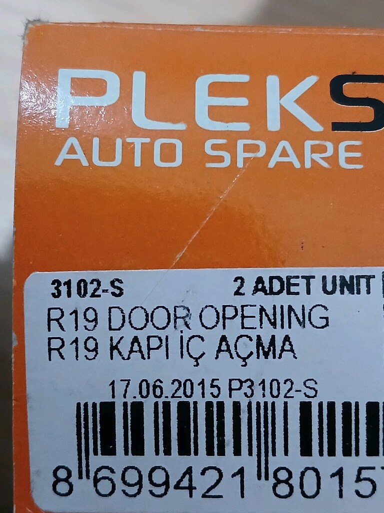 Renault 19 eorupa kapı kolları sağ sol - 3
