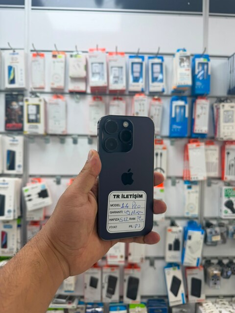 iPhone 14 Pro 512/1 YD PİL87 HATASIZ AYARINDA ORJ SERİ 16 AY AÇIK