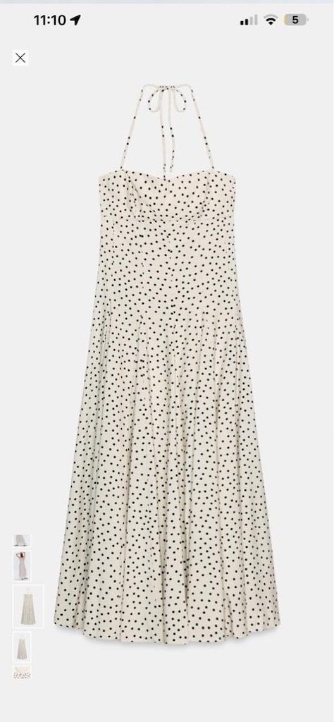 Zara yeni sezon puantiyeli elbise - 5