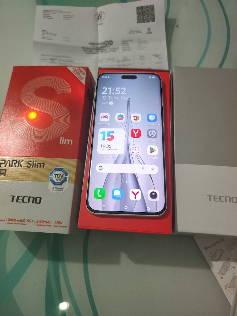 KARTA TAKSİT 09.11.2027 GARANTİLİ TECNO SPARK SLİM 5G 8/256 GB HAFIZA - 6