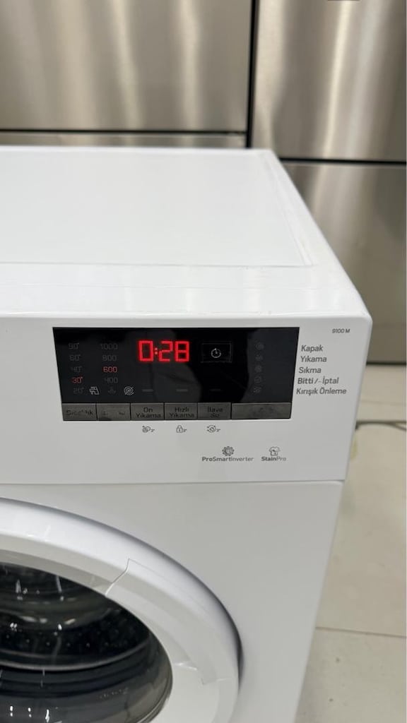 9 kg Arçelik çamaşır makinesi çok temiz invertir motor çalışır durumda - 7