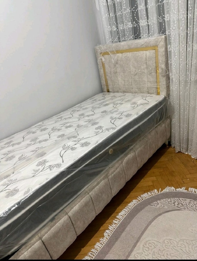 Tek kişilik baza başlık yatak - 2