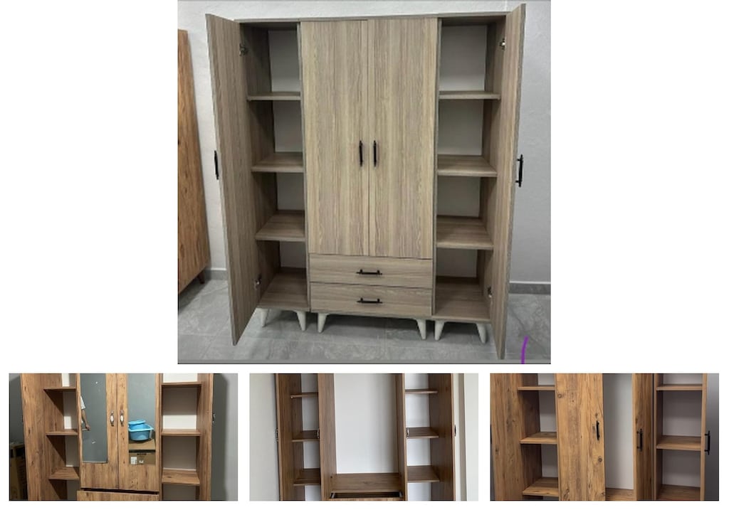 4 kapaklı elbise dolabı mvwxivpgtn - 4