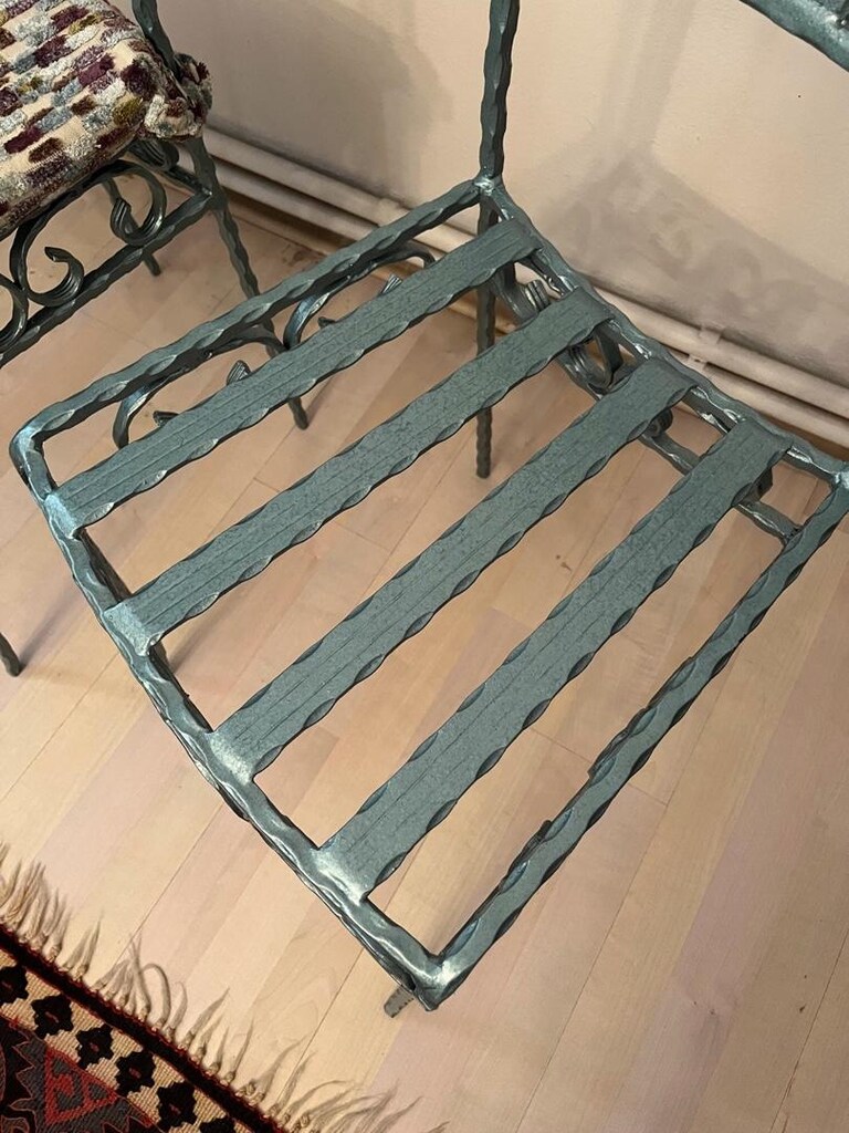 Özel Yapım Ferforje Sandalye - 9