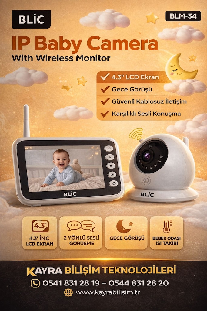 BLIC BLM-34 IP Baby Camera