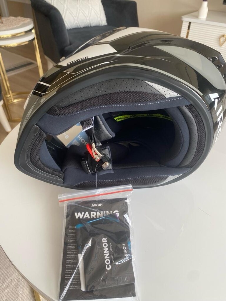 AIROH CONNOR DUNK BLACK GLOSS KASK XL BEDEN SIFIR KUTULU - 5