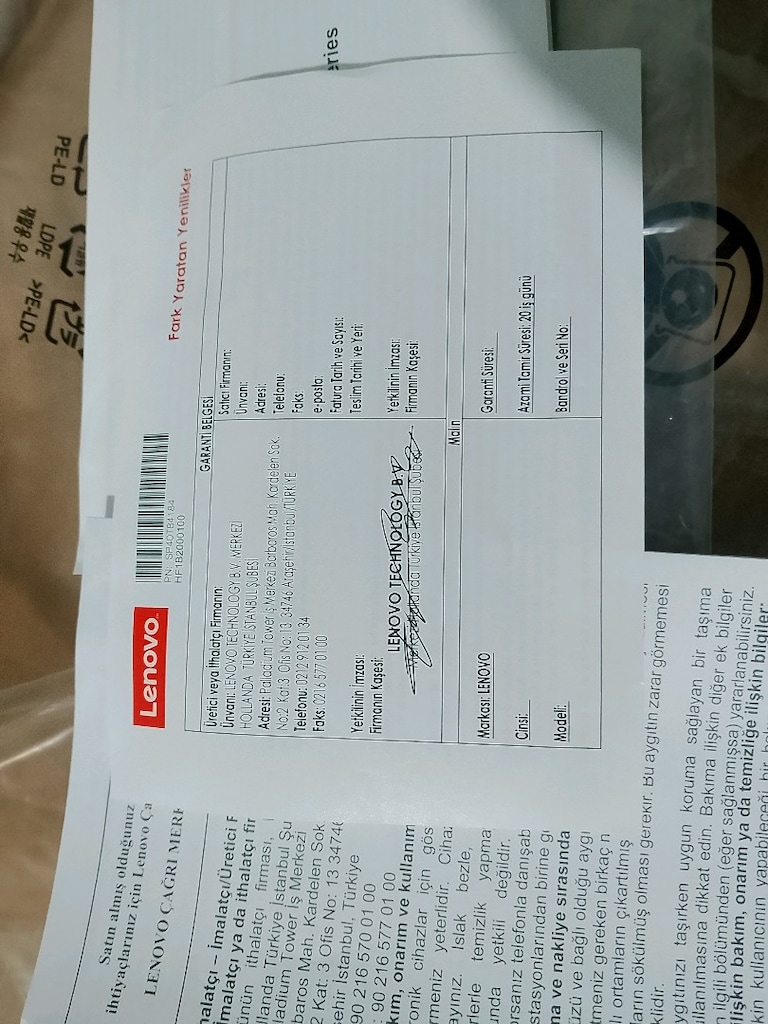 Lenovo İpad 3 - İ3 11 Nesil - 8GB Ram - 512 GB SSD Hafıza - 128 Grafik - 15