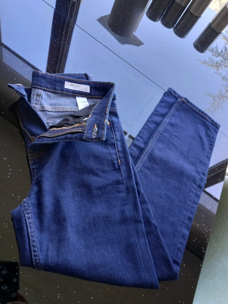 Koyu Mavii Denim Bayan jean marks&spencer