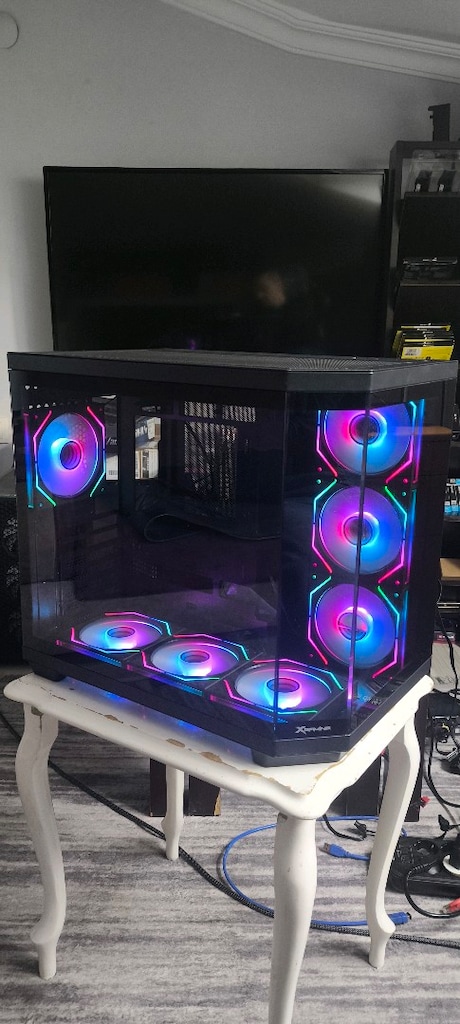 x gaming 7x argb fanlı akvaryum bilgisayar kasası - 4