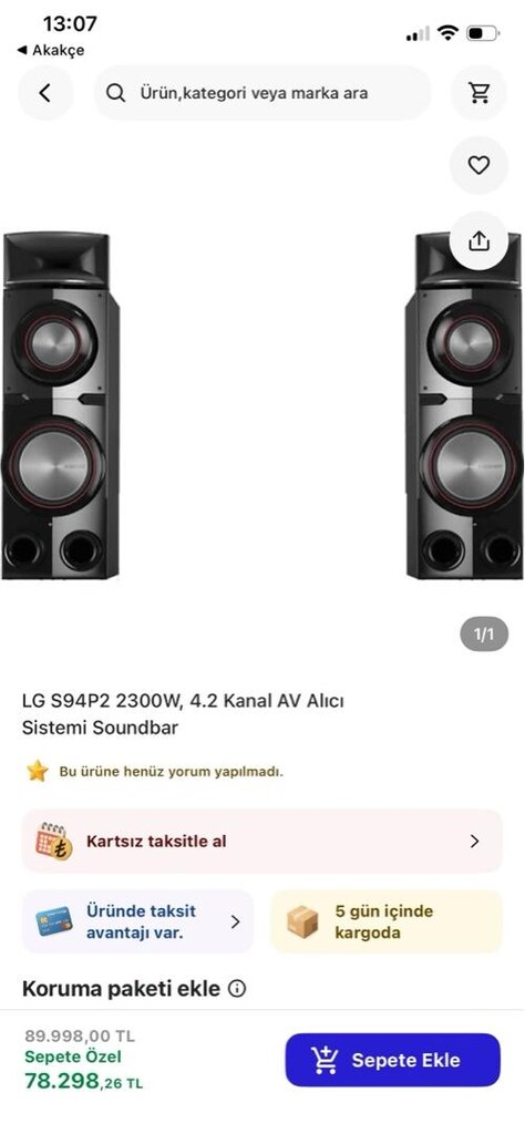 lg ses sistemi 2300w - 5