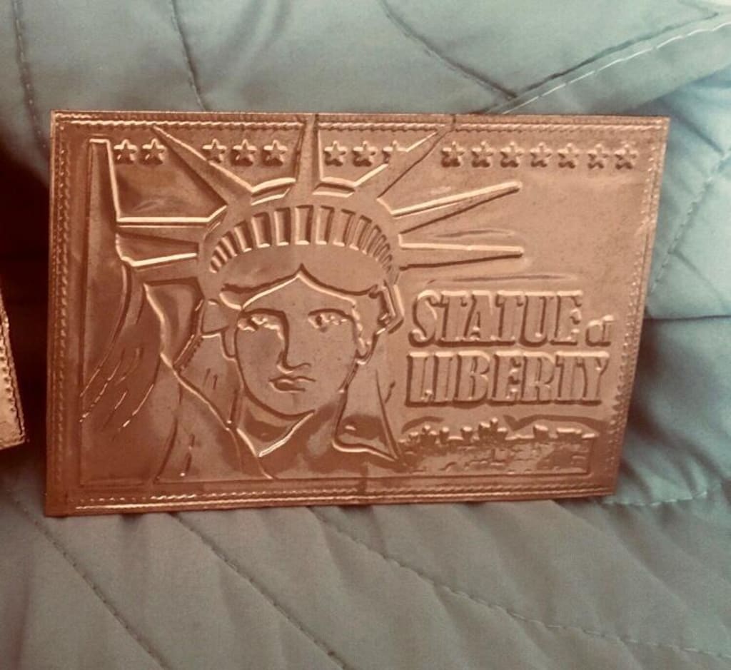 Koleksiyonluk Bakır kabartma Kartpostal - 4