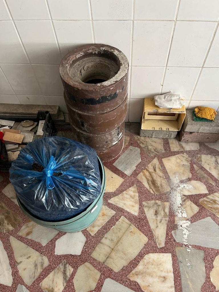 Dekoratif beton küçük künk - 3