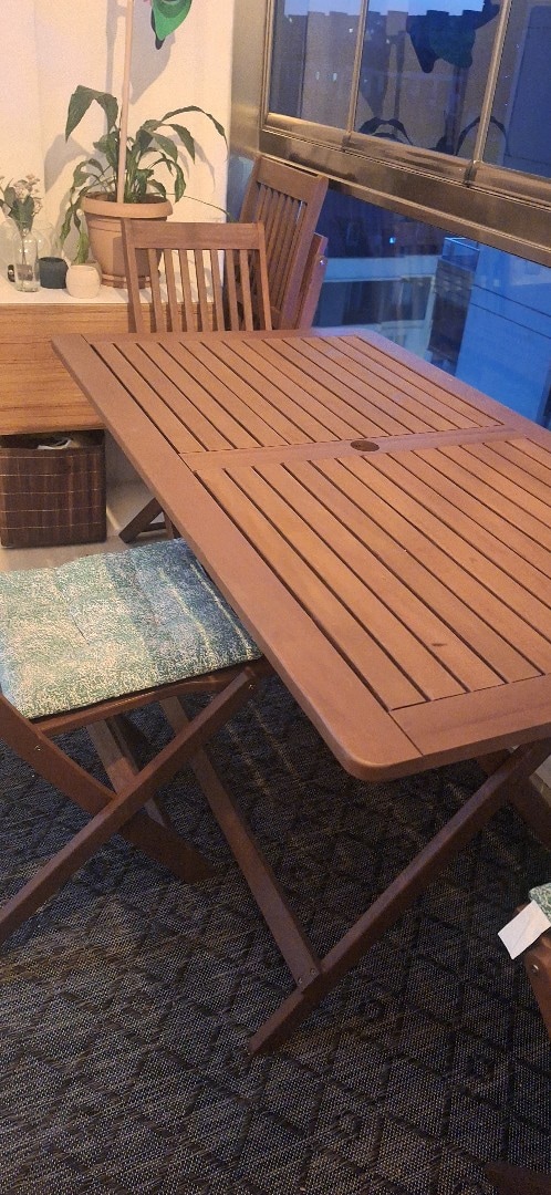 balkon masası sandalyeleri ve kedi malzemeleri - 3