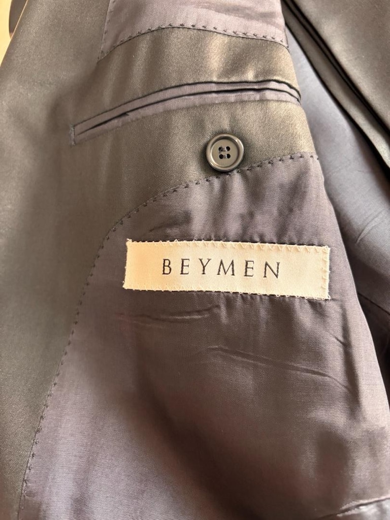 Beymen parlak kumaş lacivert takım elbise(50 beden) - 3